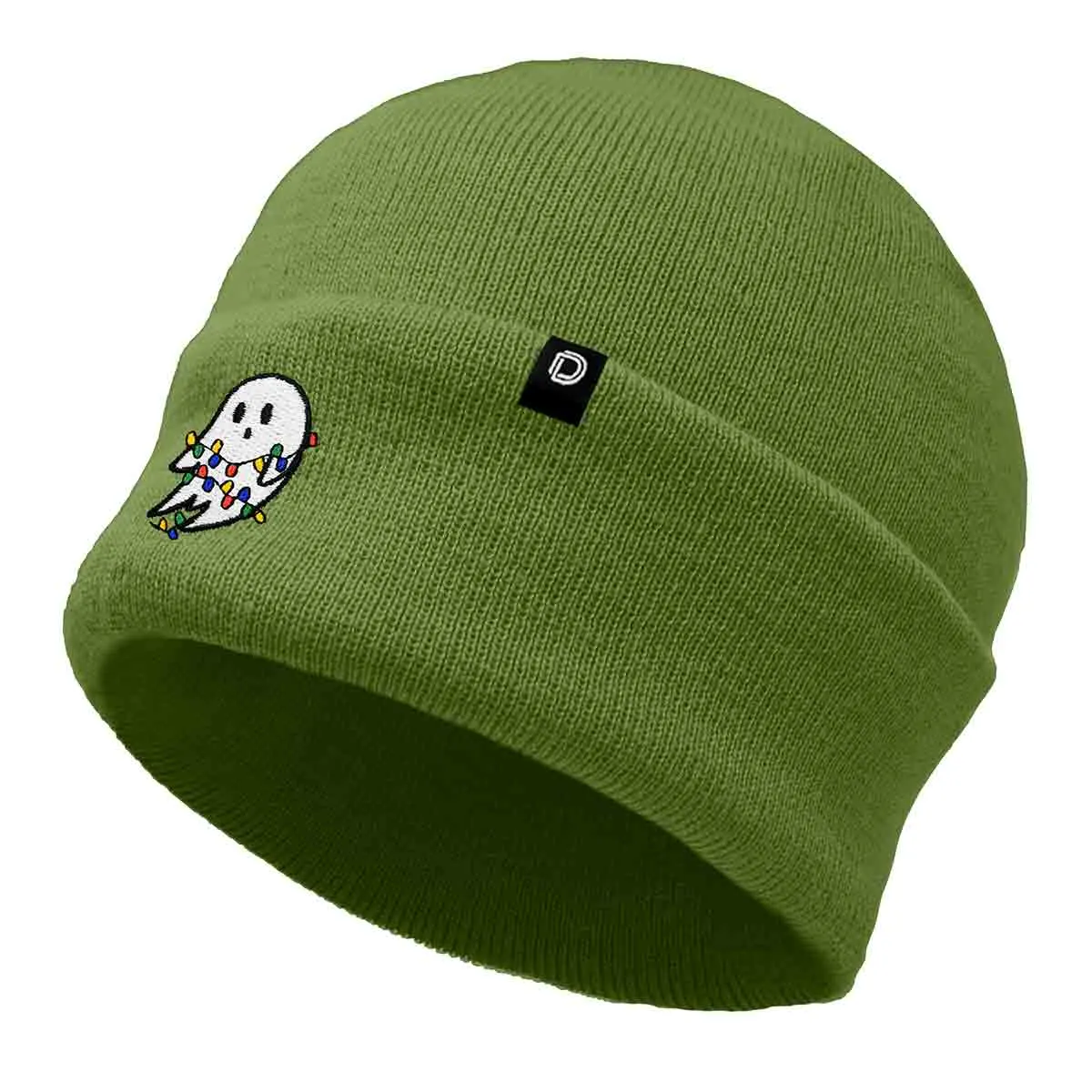 Dalix Christmas Lights Ghost Beanie