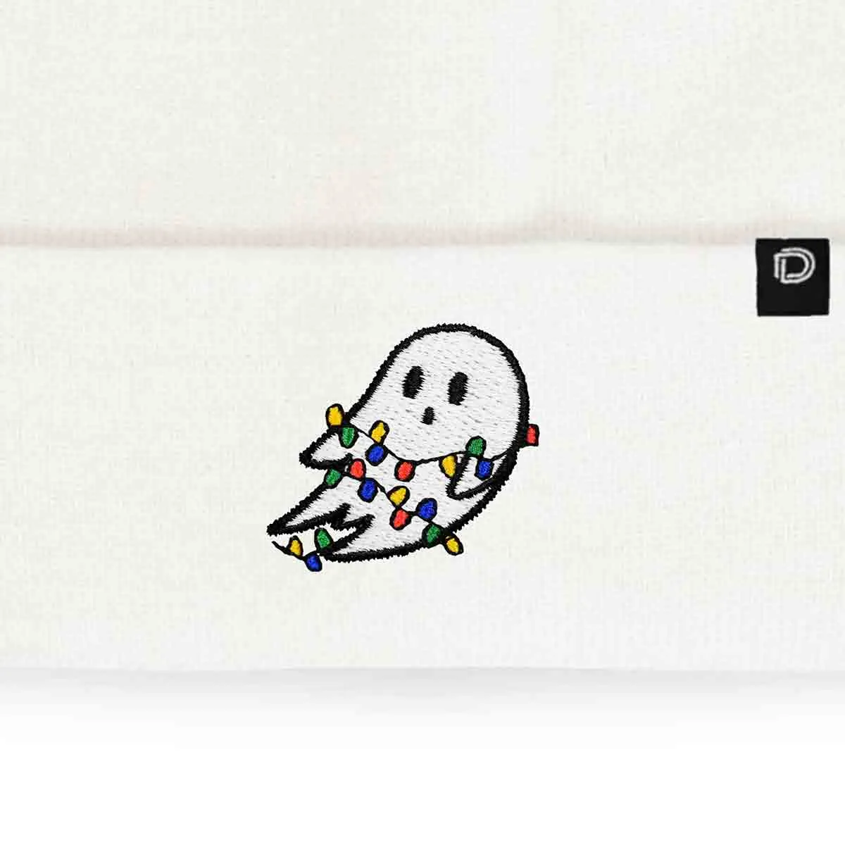 Dalix Christmas Lights Ghost Beanie