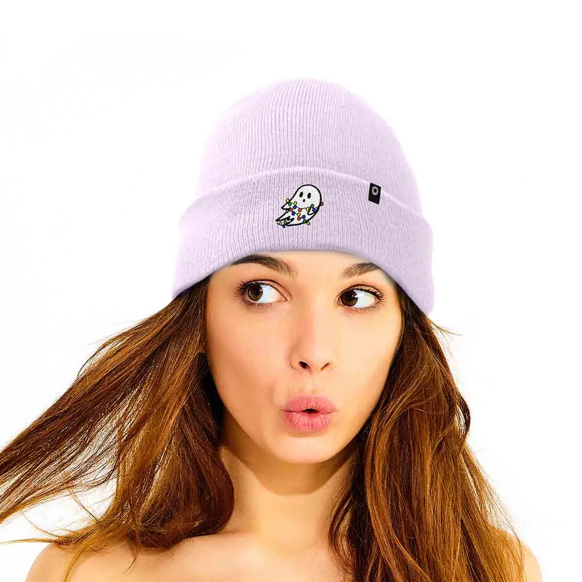 Dalix Christmas Lights Ghost Beanie