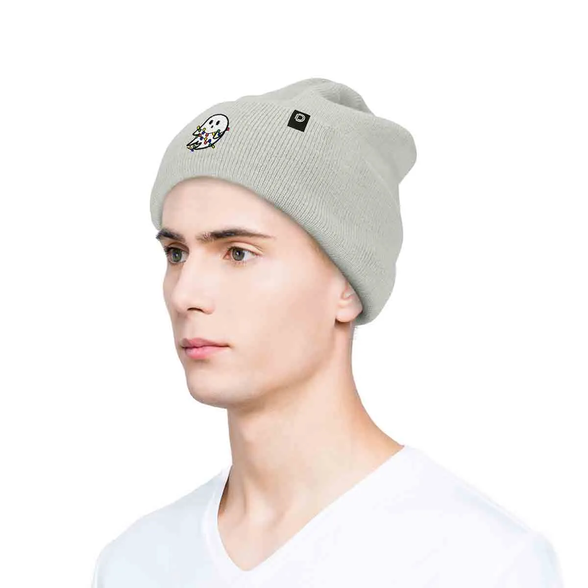 Dalix Christmas Lights Ghost Beanie