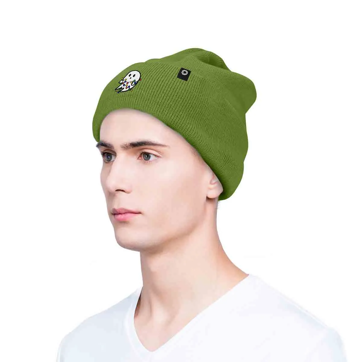 Dalix Christmas Lights Ghost Beanie