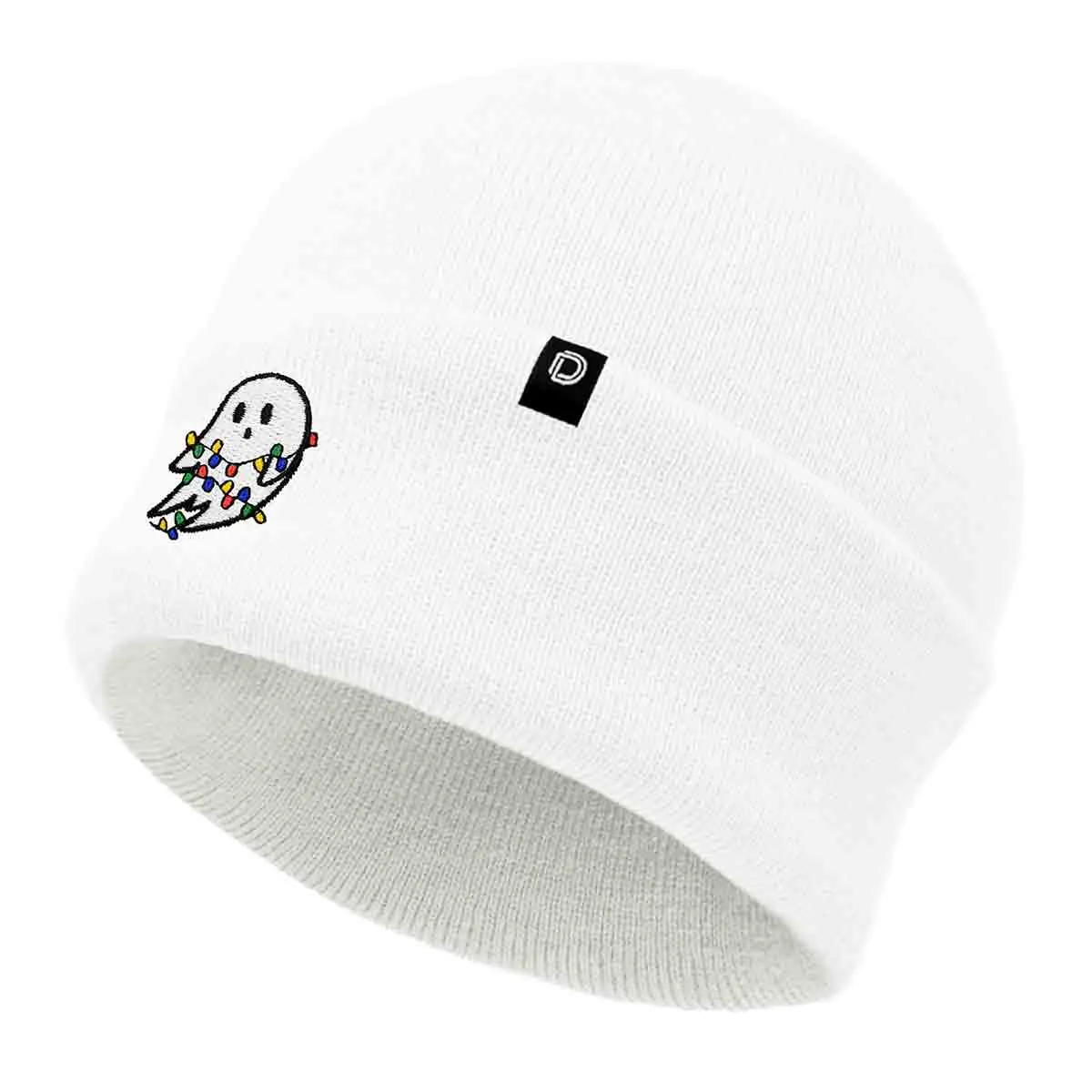 Dalix Christmas Lights Ghost Beanie