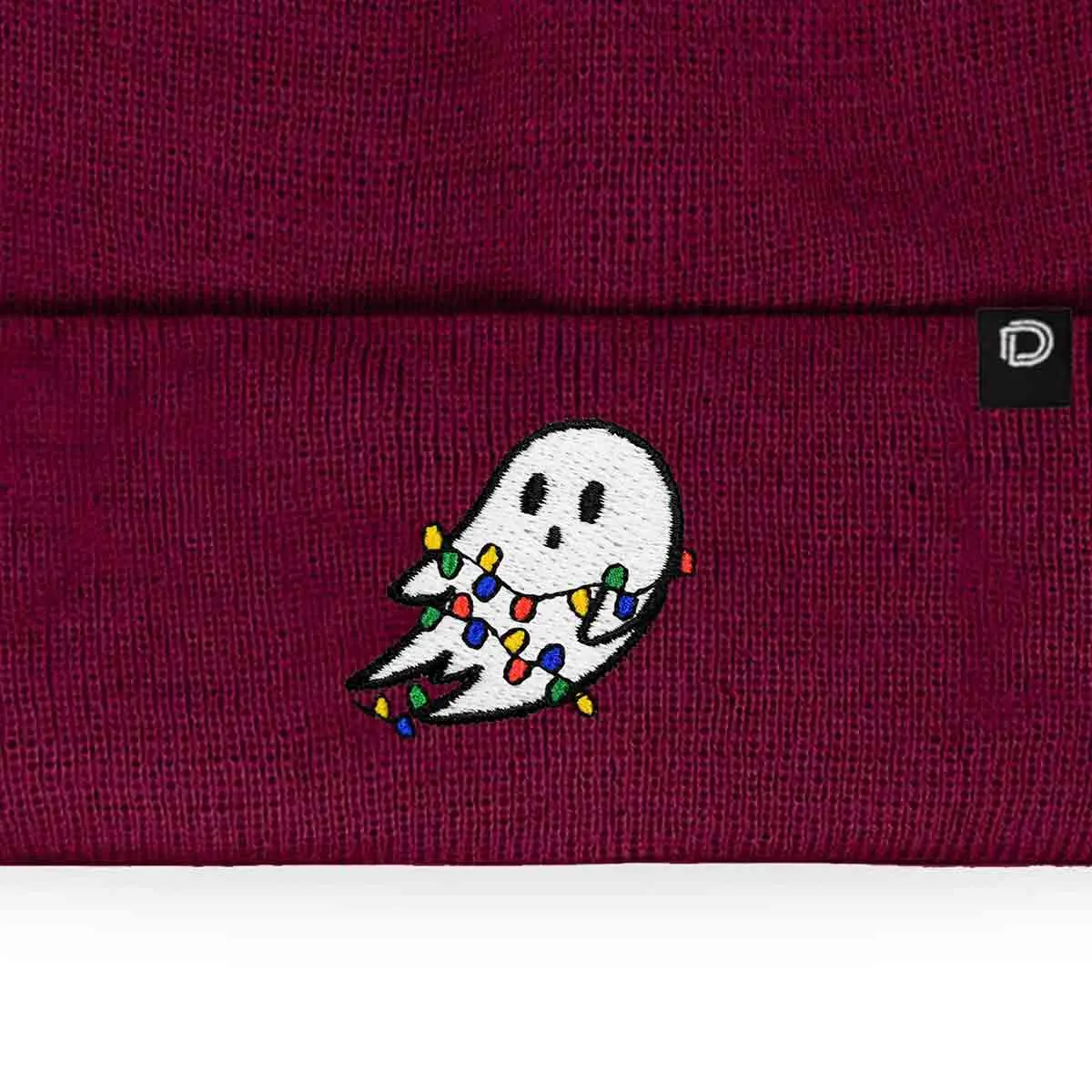 Dalix Christmas Lights Ghost Beanie