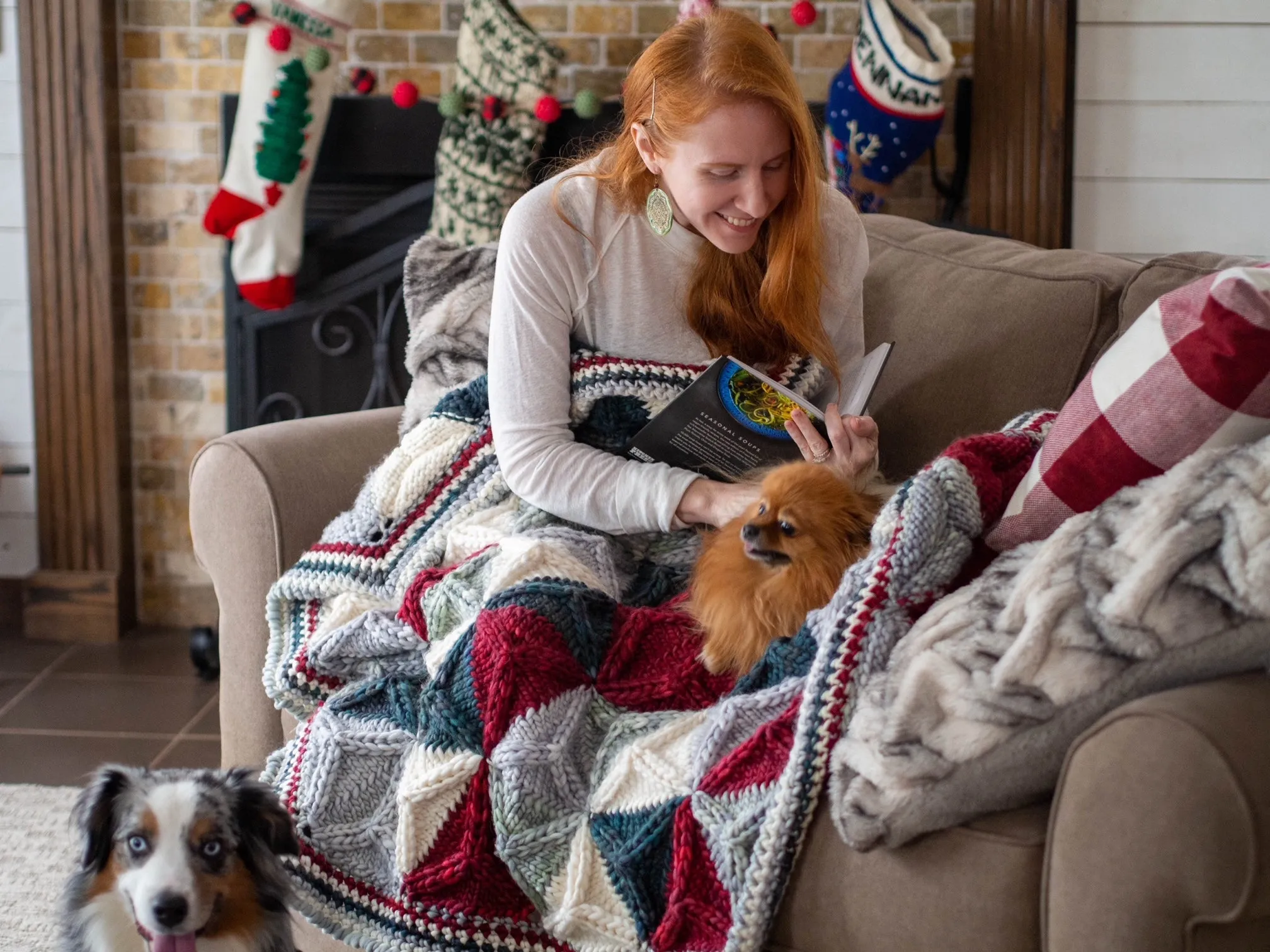 Dendrite Throw Super Bulky Knitting Pattern