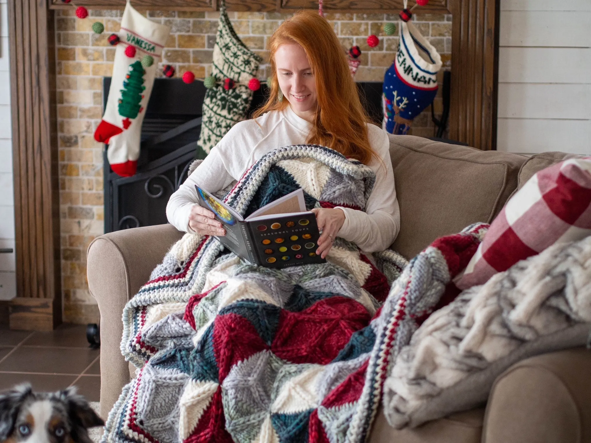 Dendrite Throw Super Bulky Knitting Pattern