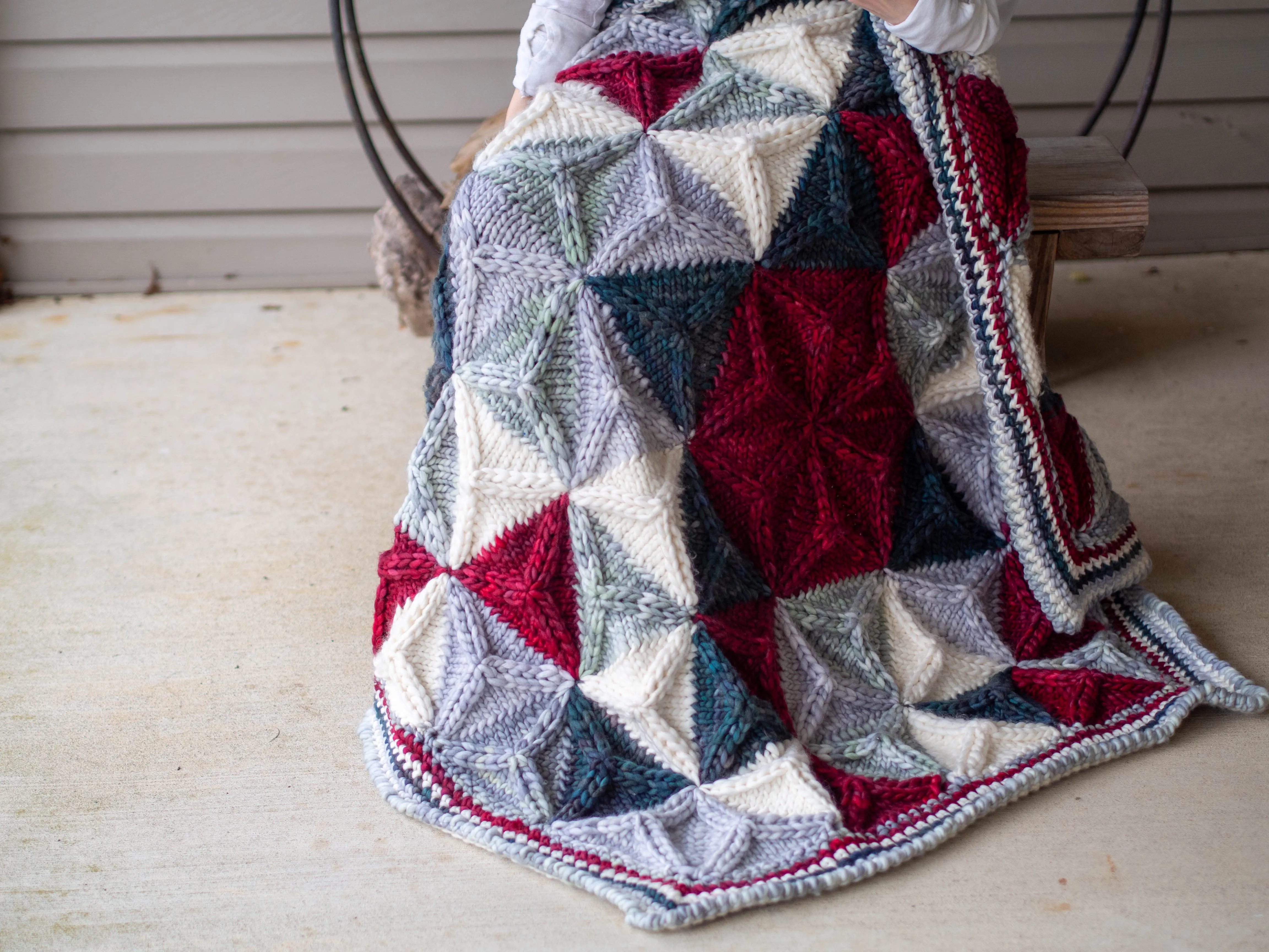 Dendrite Throw Super Bulky Knitting Pattern