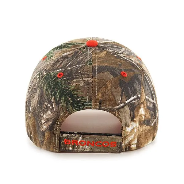 Denver Broncos 47 Brand Realtree Camo Frost MVP Adjustable Hat Cap