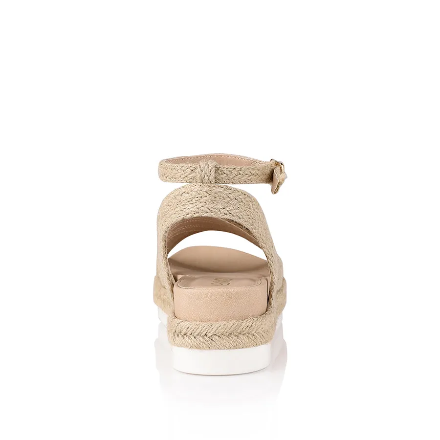 Dezzie Footbed Sandals - Natural Jute