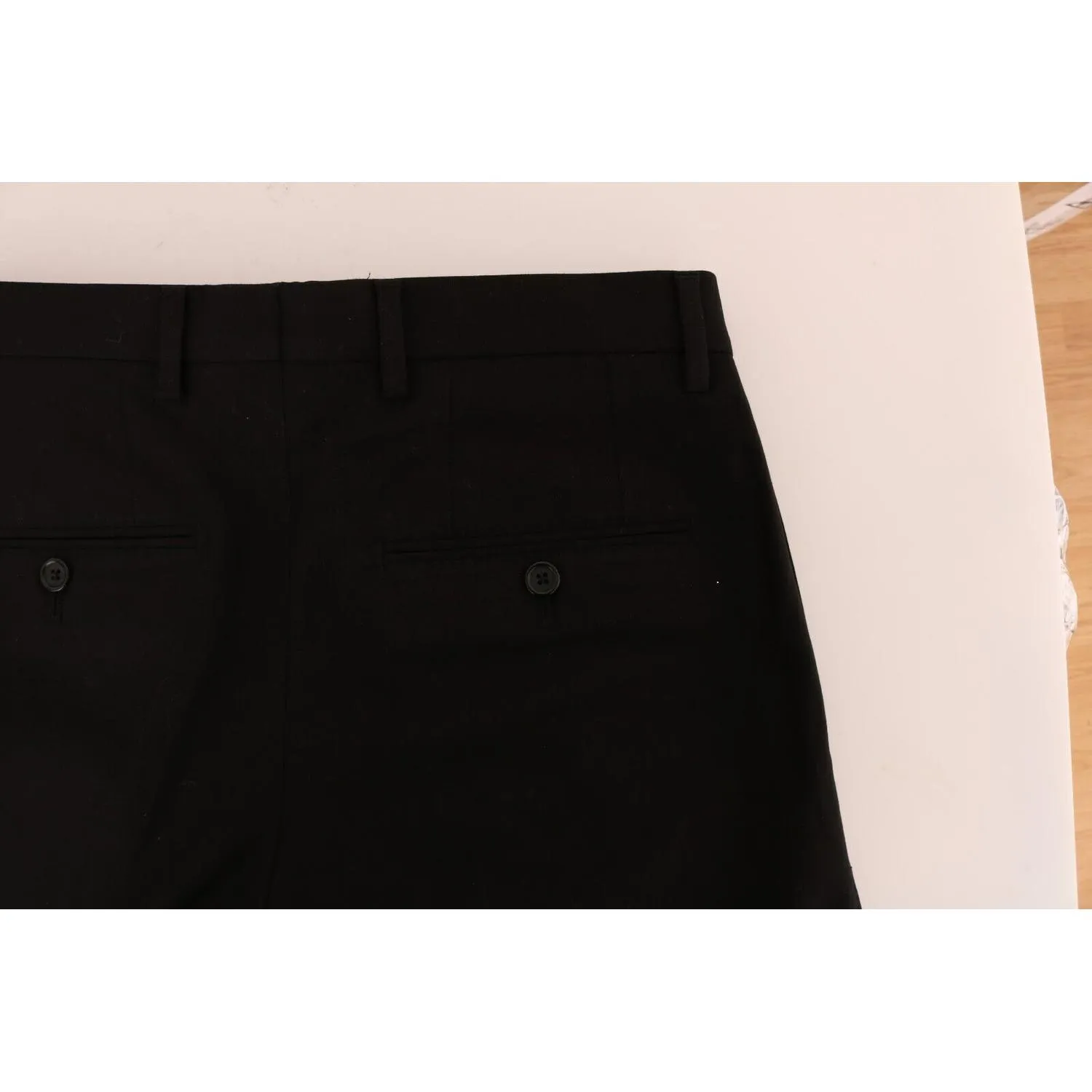 Dolce & Gabbana Elegant Black Cotton Stretch Pants