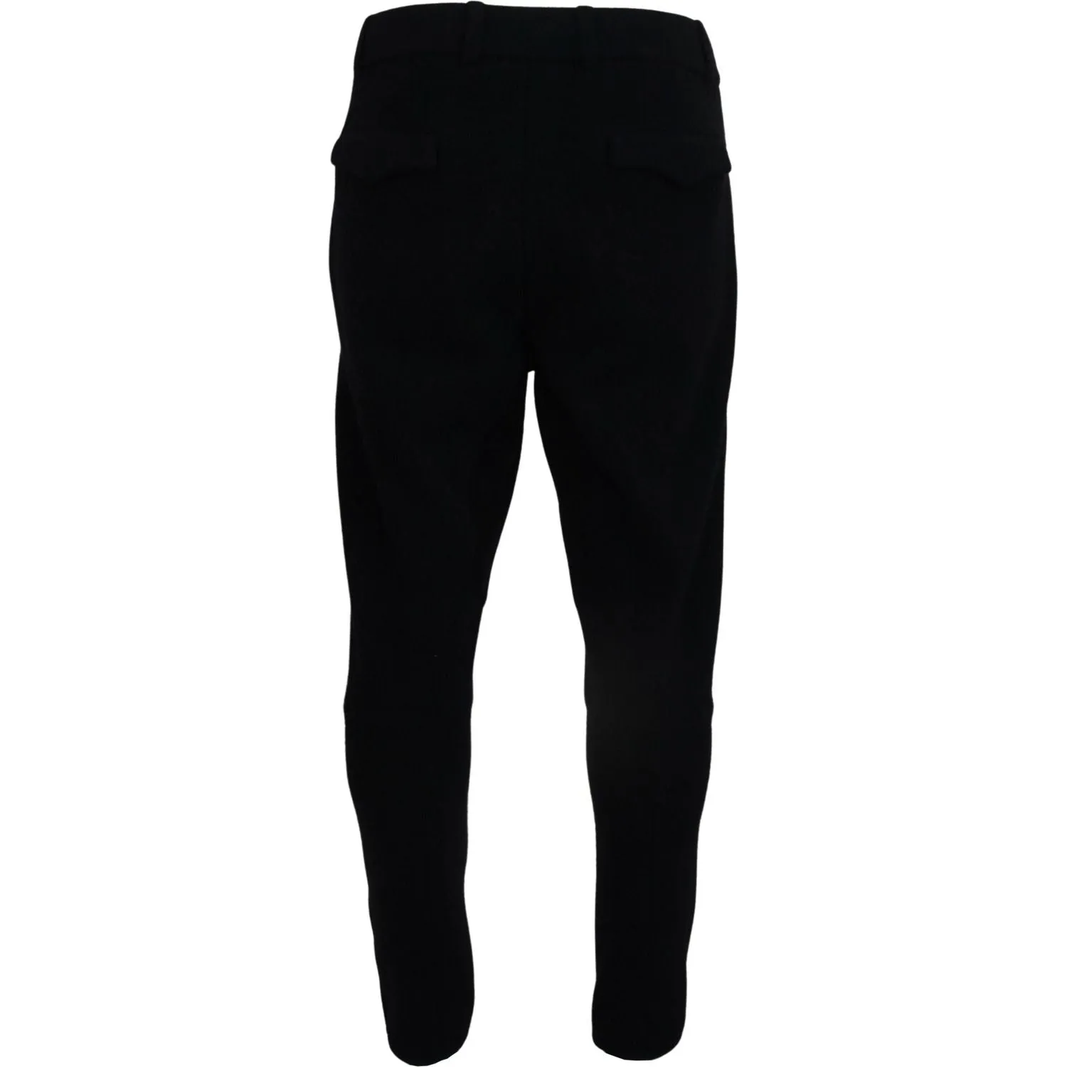 Dolce & Gabbana Elegant Black Tapered Wool Trousers