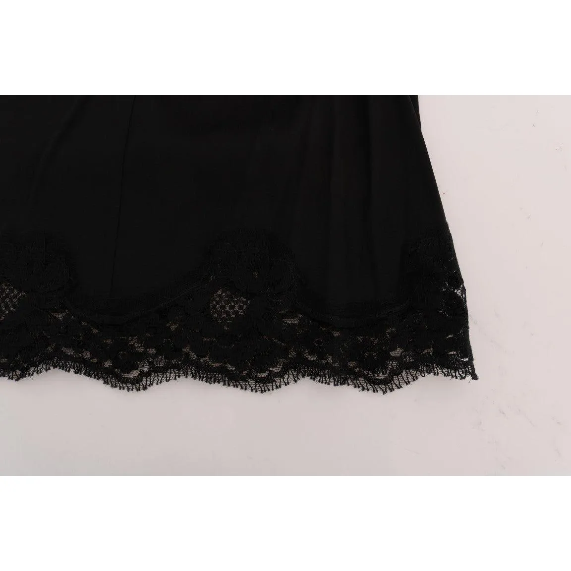 Dolce & Gabbana Elegant Floral Lace A-Line Mini Skirt