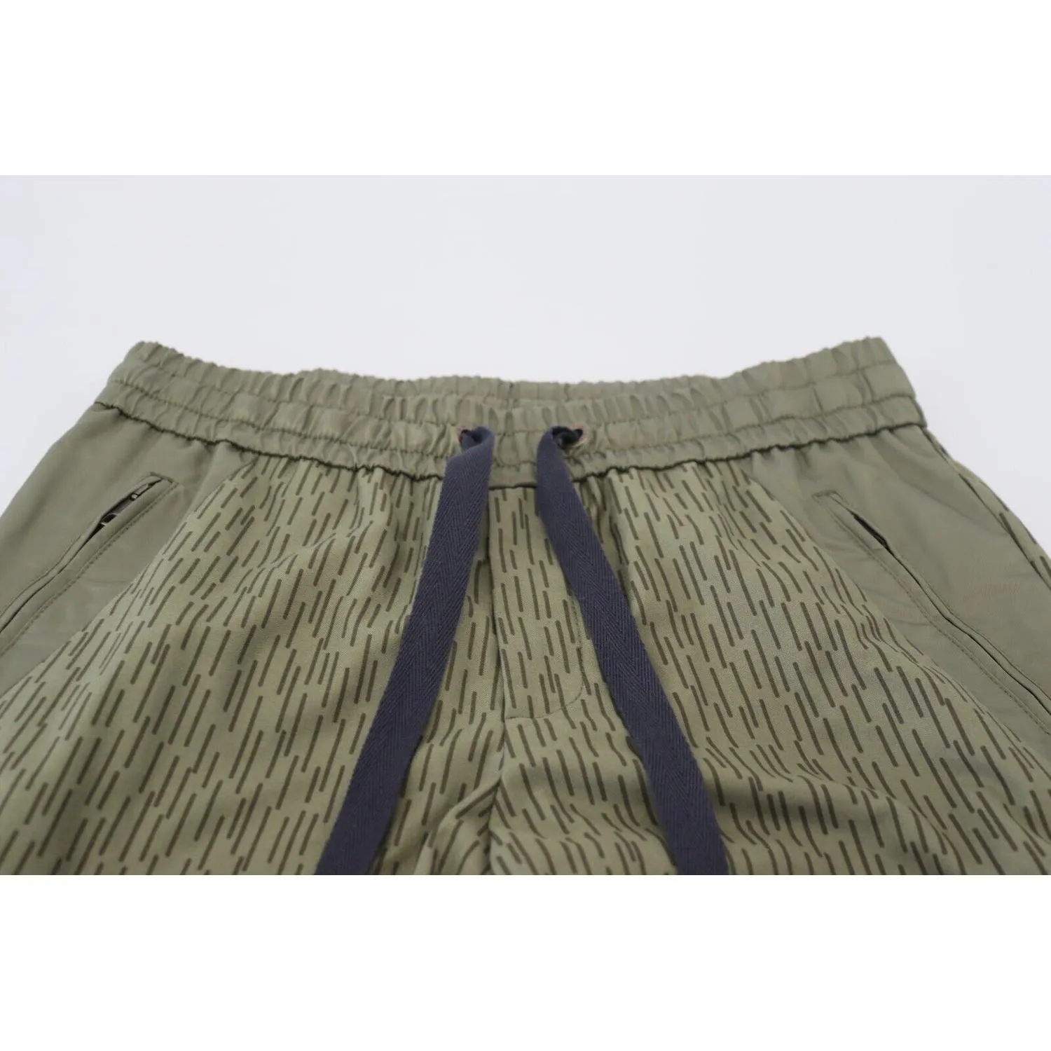 Dolce & Gabbana Elegant Green Cotton Blend Pants