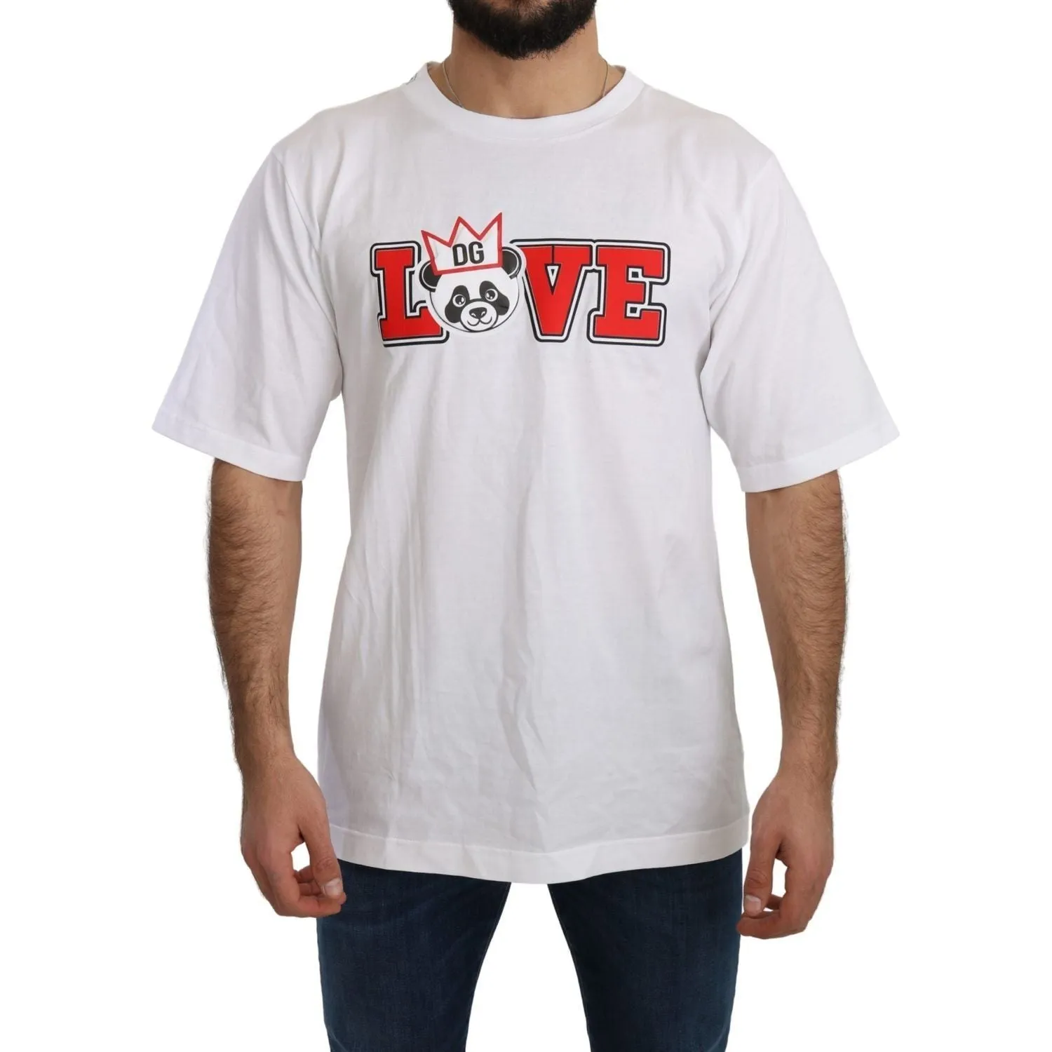 Dolce & Gabbana Panda Love Slim Fit Crewneck Tee