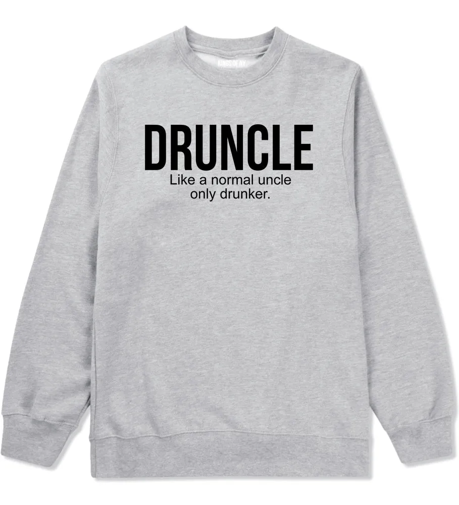 Druncle Funny Uncle Party Mens Crewneck Sweatshirt