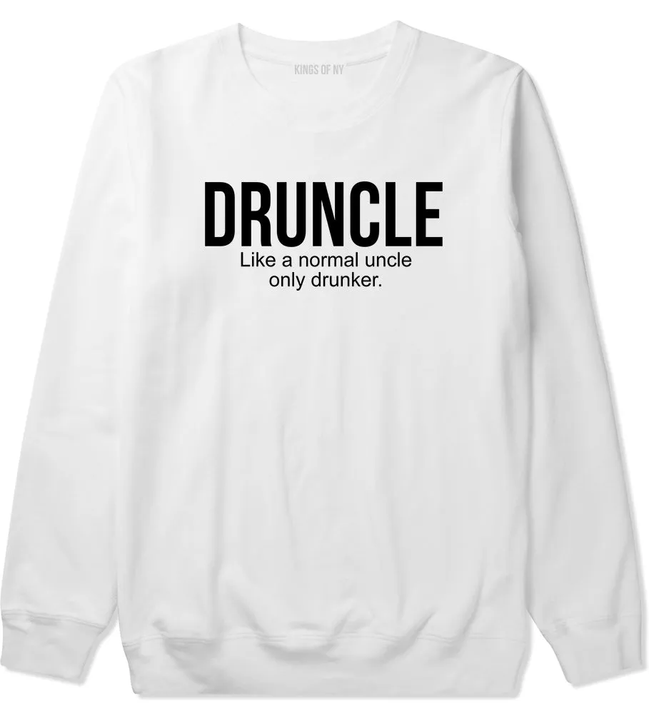 Druncle Funny Uncle Party Mens Crewneck Sweatshirt