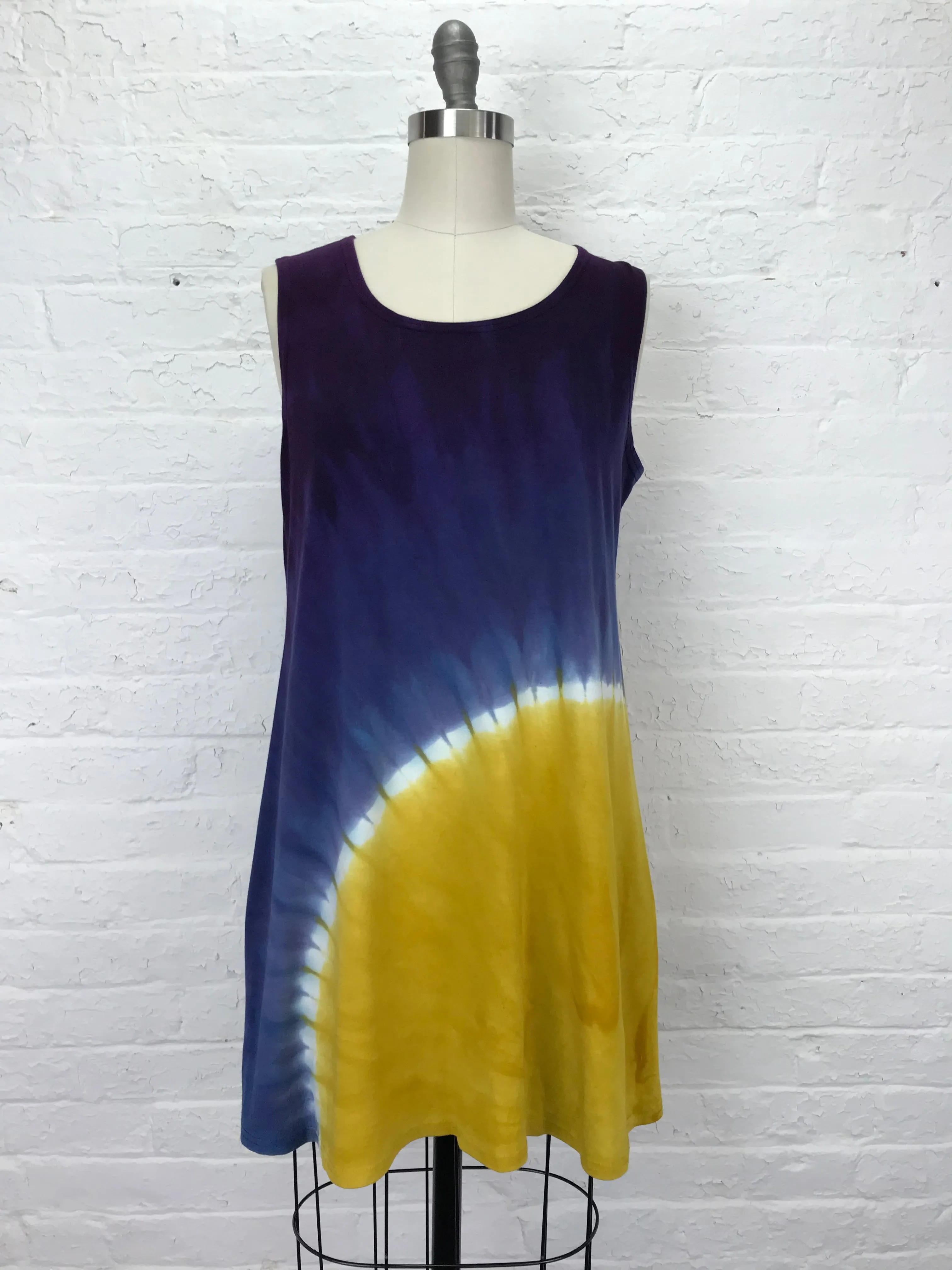 Eileen Mini Tank Tunic in Twilight Sun - Medium