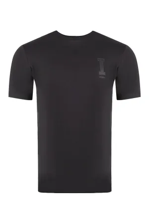 Embroidered Iceberg T-Shirt (Black) - I23F01763189000