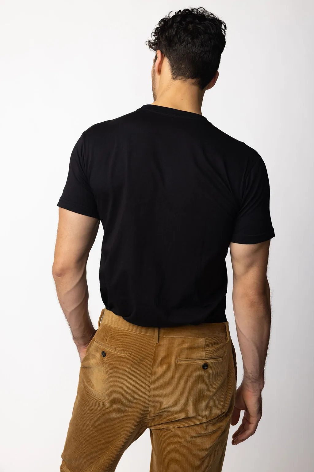 Essential Crew T-shirt Black 3-Pack