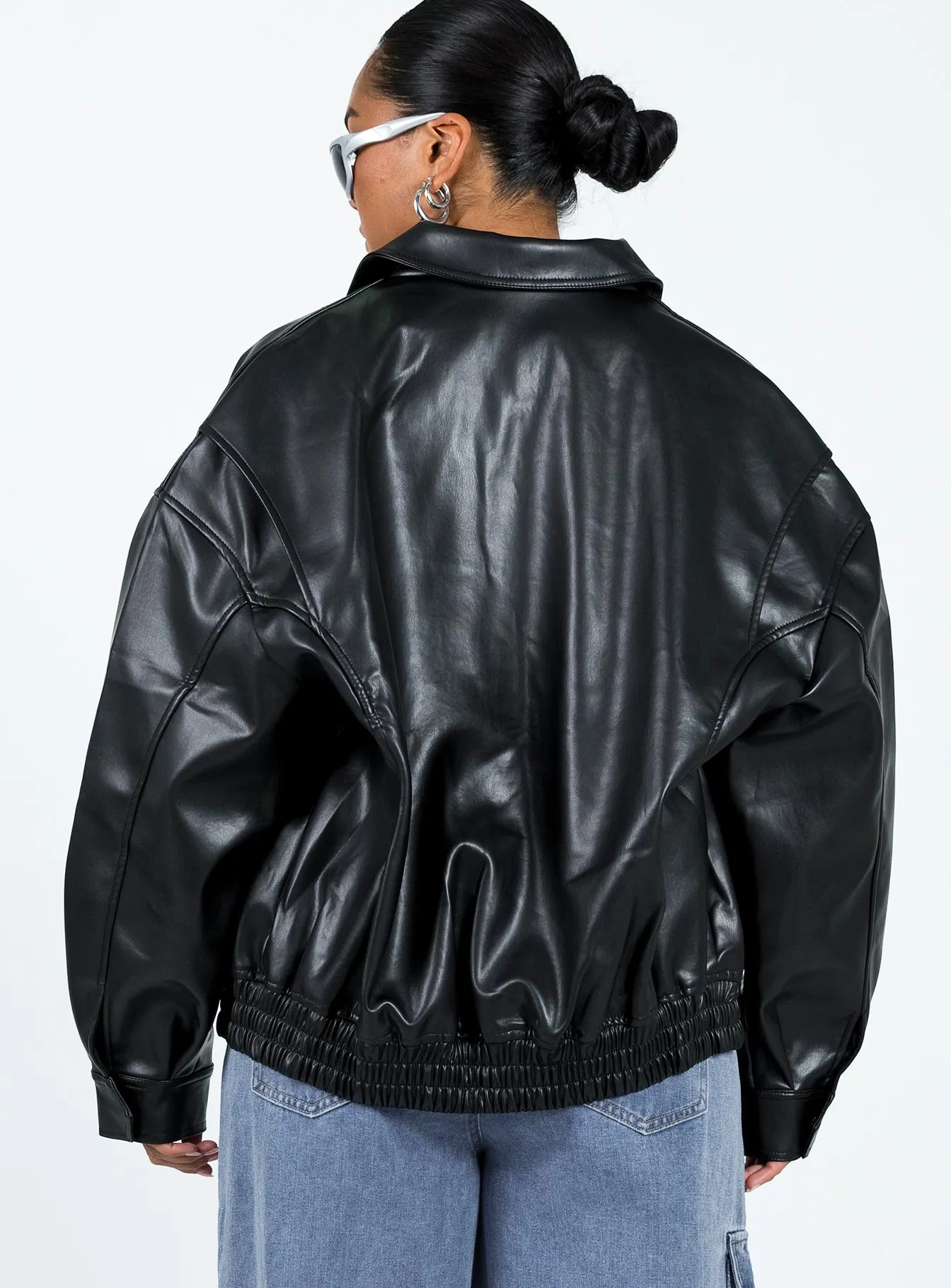 Fashionkova Kenny Bomber Jet Black