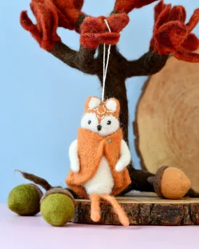 Felt Fox Doll Ornament