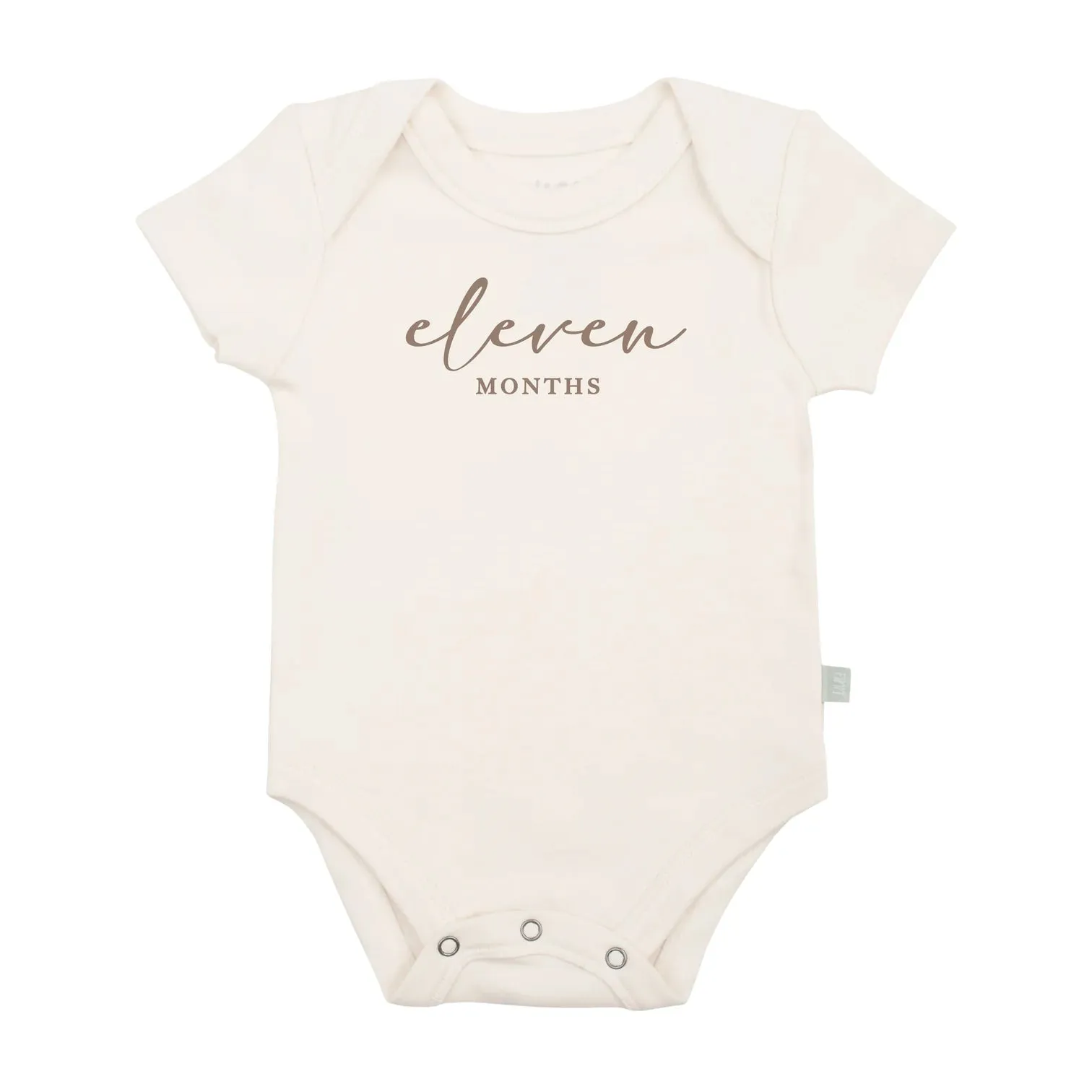 Finn   Emma - Birthday Milestone Bodysuit - Taupe