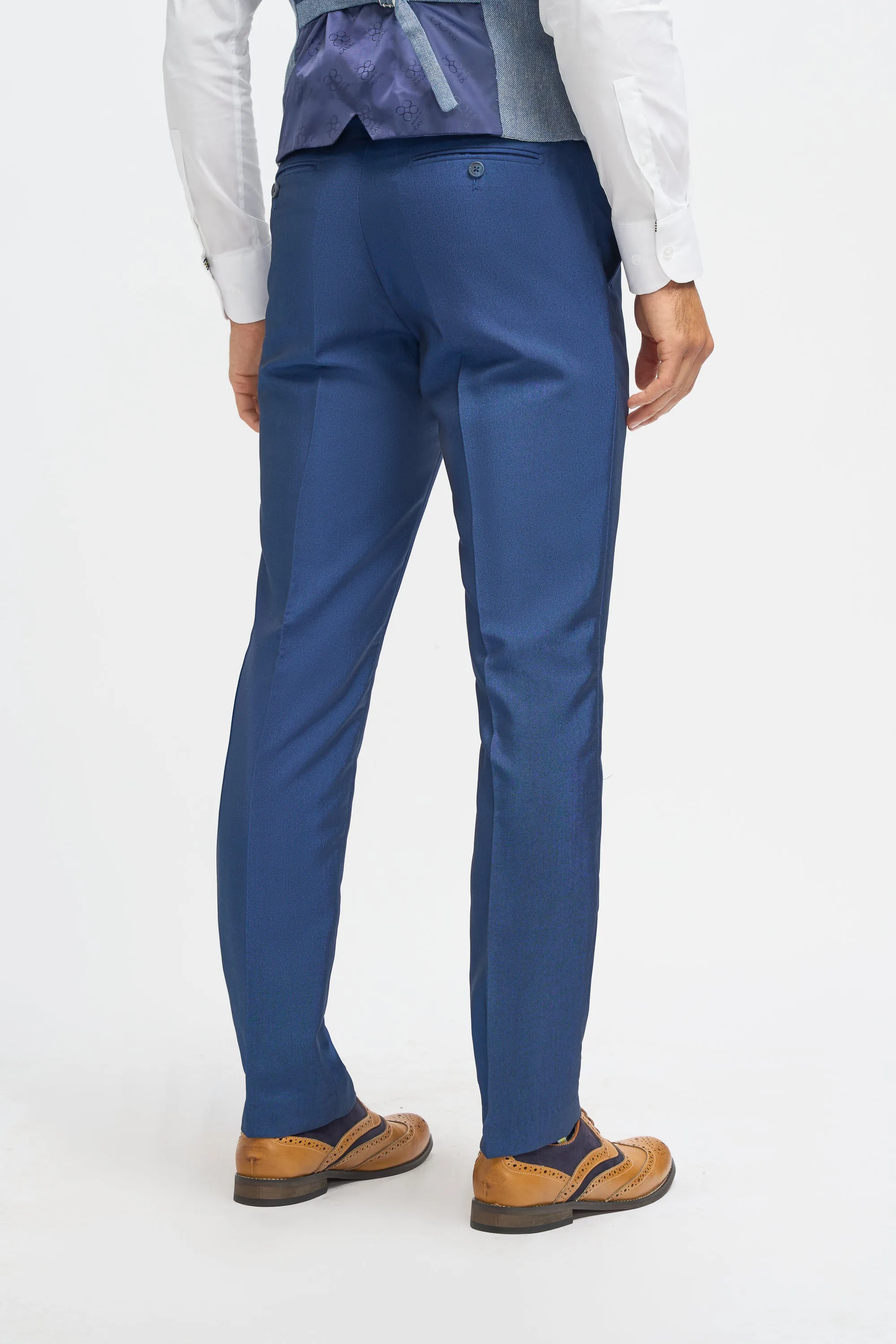 Ford & Wells Blue Mix & Match Mens Suit