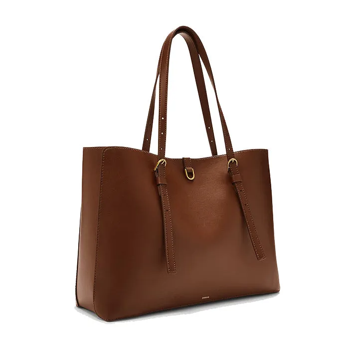 Fossil Women Kier Cactus Leather Tote |ZB1615200| Brown