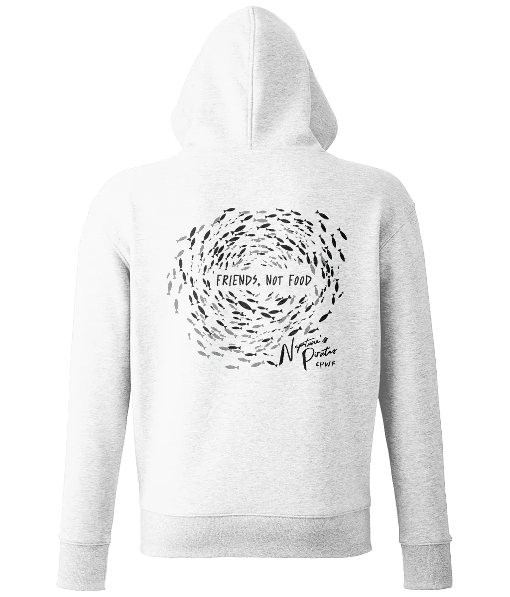 'Friends, Not Food' Unisex Pullover Hoodie