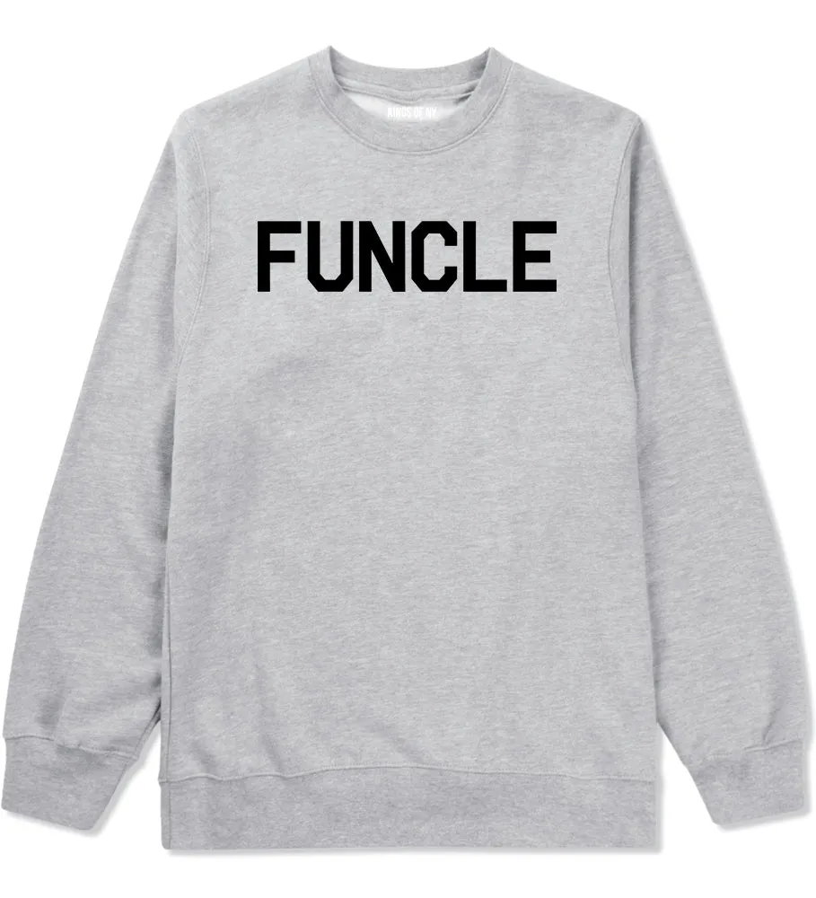 Funcle Fun Funny Uncle Mens Crewneck Sweatshirt