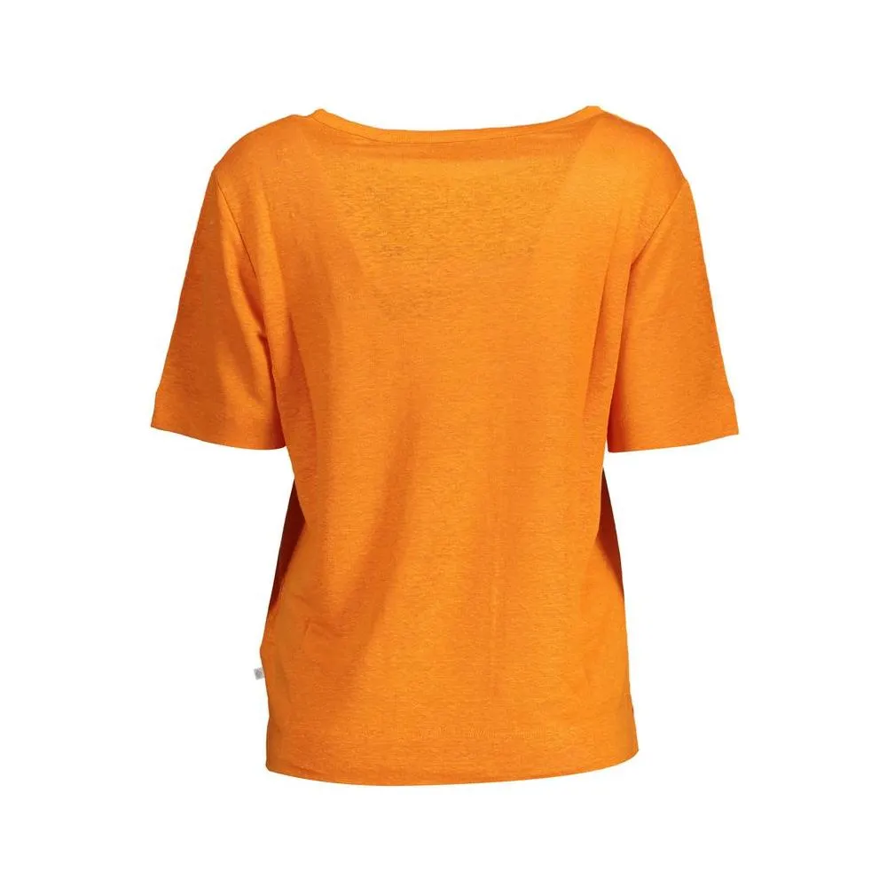 Gant Orange Linen Women Top