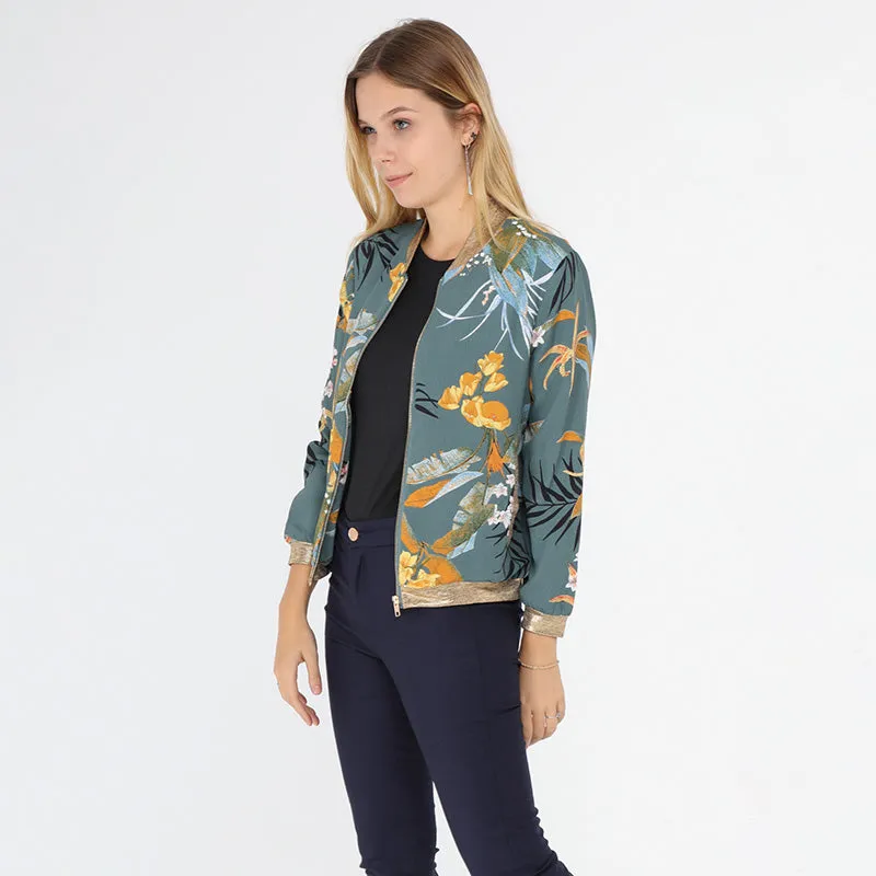 Gina Bomber Jacket Forrest Green