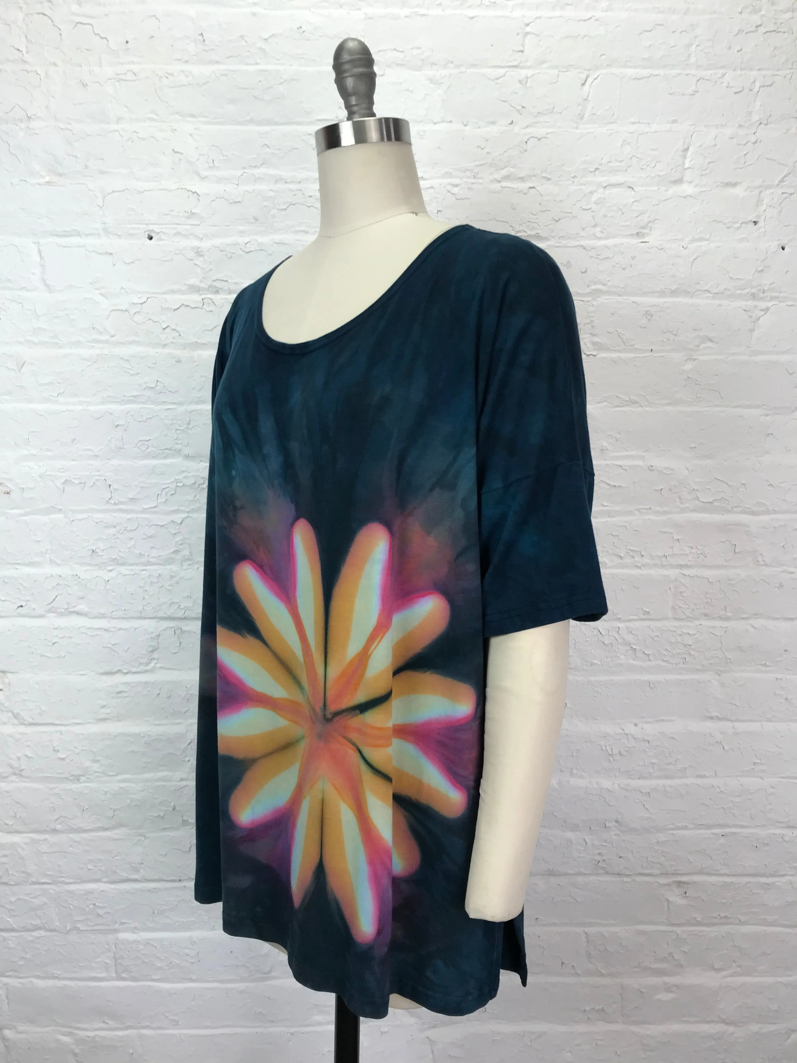 Grace Tunic in Plumeria by the Sea