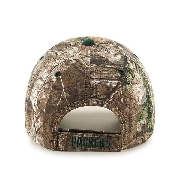 Green Bay Packers 47 Brand Realtree Camo Frost MVP Adjustable Hat Cap