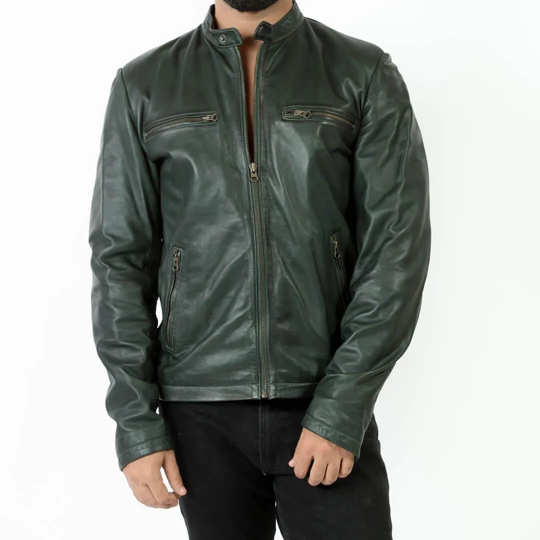 Green Leather Jacket