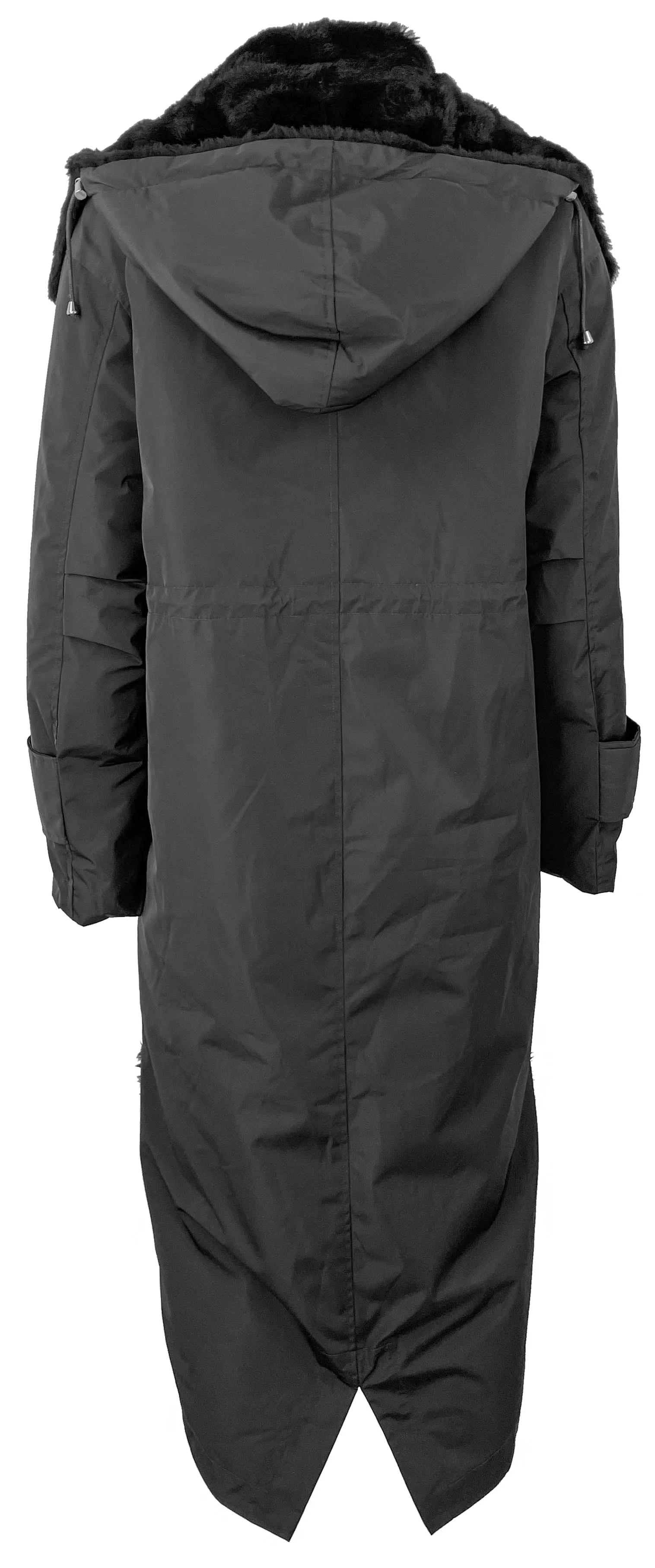 Grenn Pilot Aurelia Reversible Rain Coat in Black