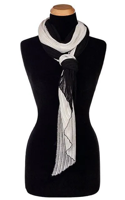 Handkerchief Scarf - Cotton Voile, Two-Tone  (One Jet/Rain Voile Left!)