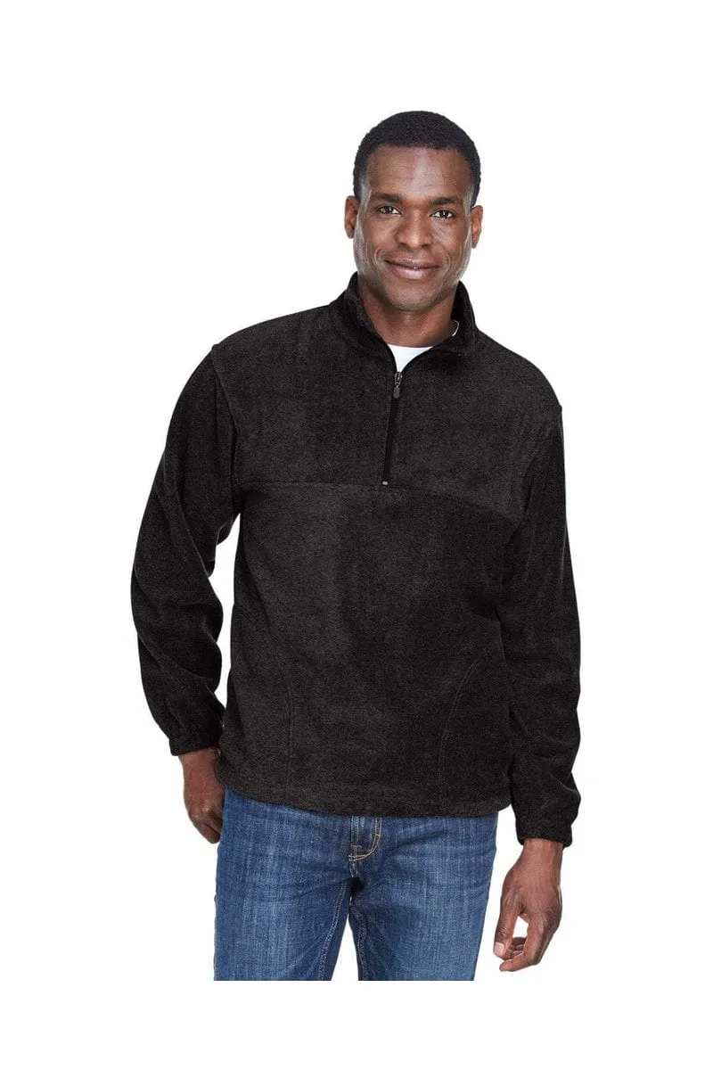 Harriton M980: Adult 8 oz. Quarter-Zip Fleece Pullover