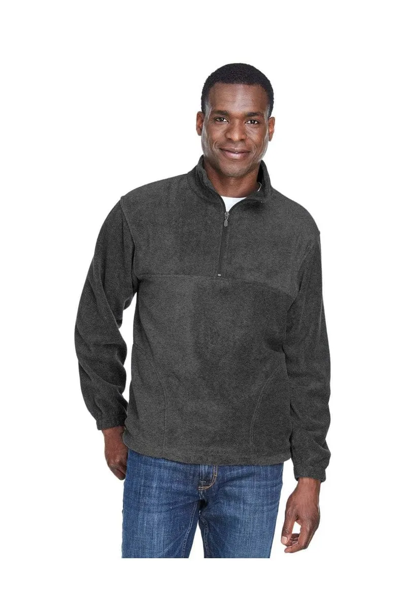 Harriton M980: Adult 8 oz. Quarter-Zip Fleece Pullover