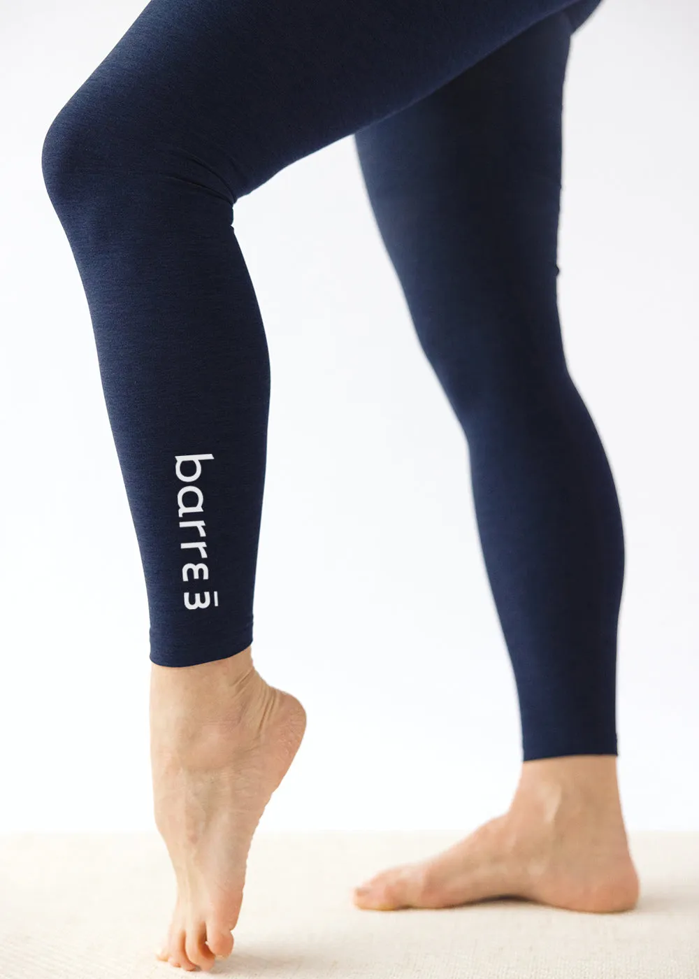 High Waisted Midi Legging - Nocturnal Navy