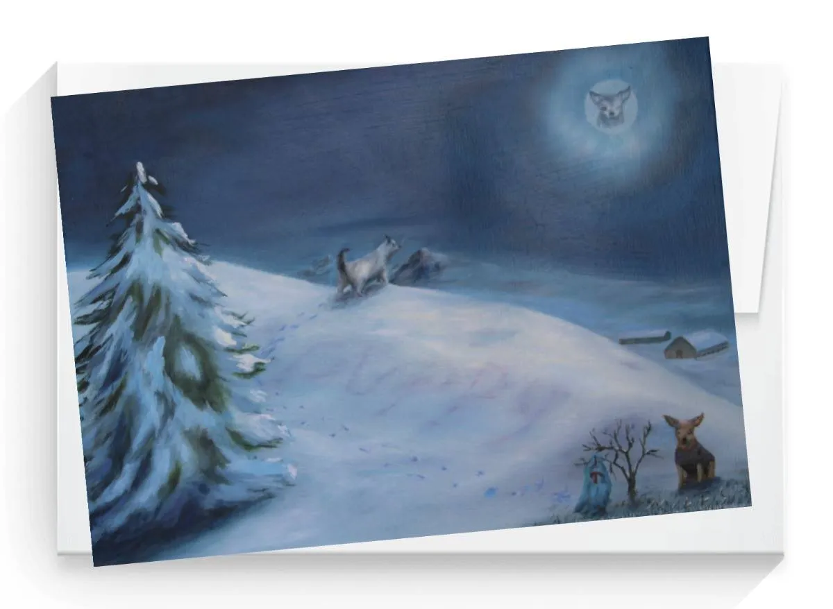 Holiday Cards - The Lone Teddy (set of 6)