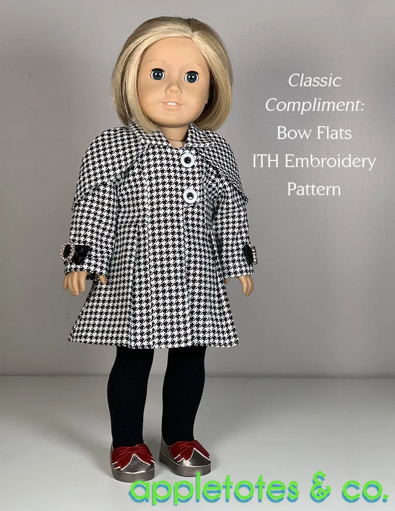 Holiday Coat 18 Inch Doll Sewing Pattern