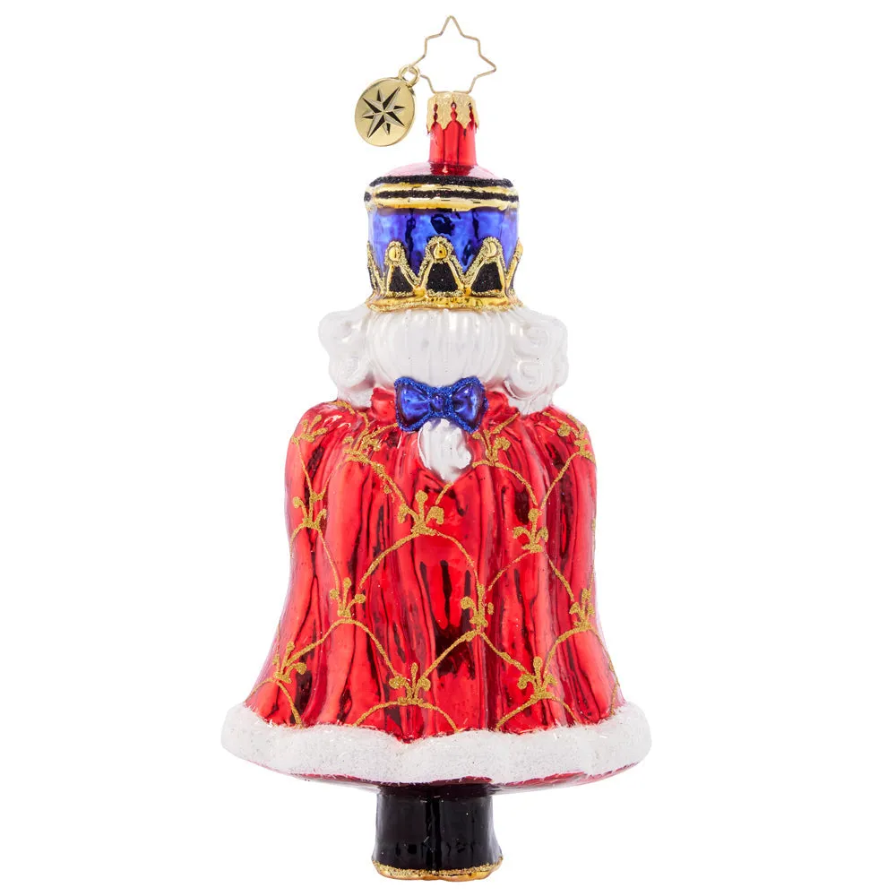 Holiday Elegance Nutcracker Ornament