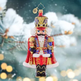 Holiday Elegance Nutcracker Ornament