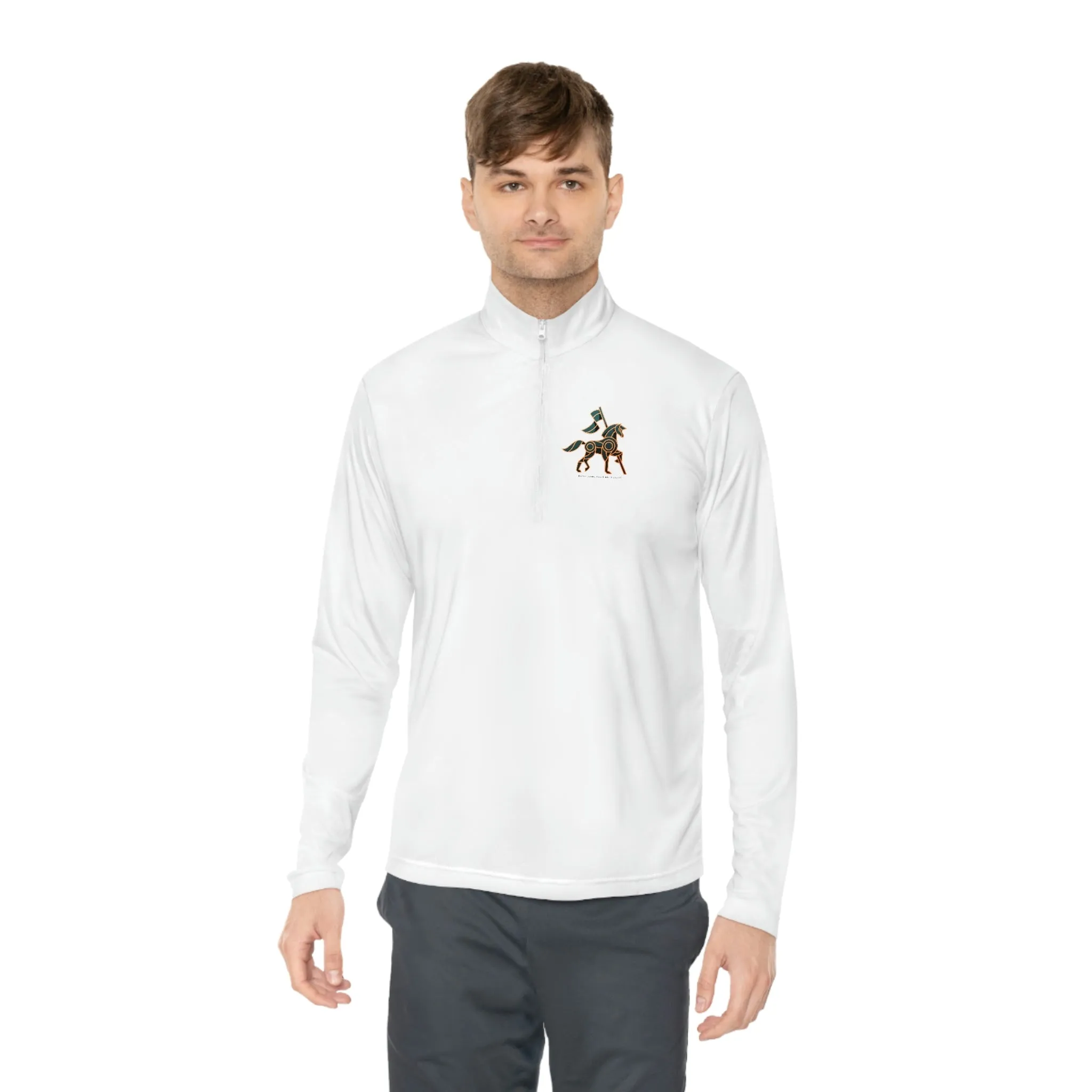 Horse Lover Hooves POD Unisex Quarter-Zip Pullover