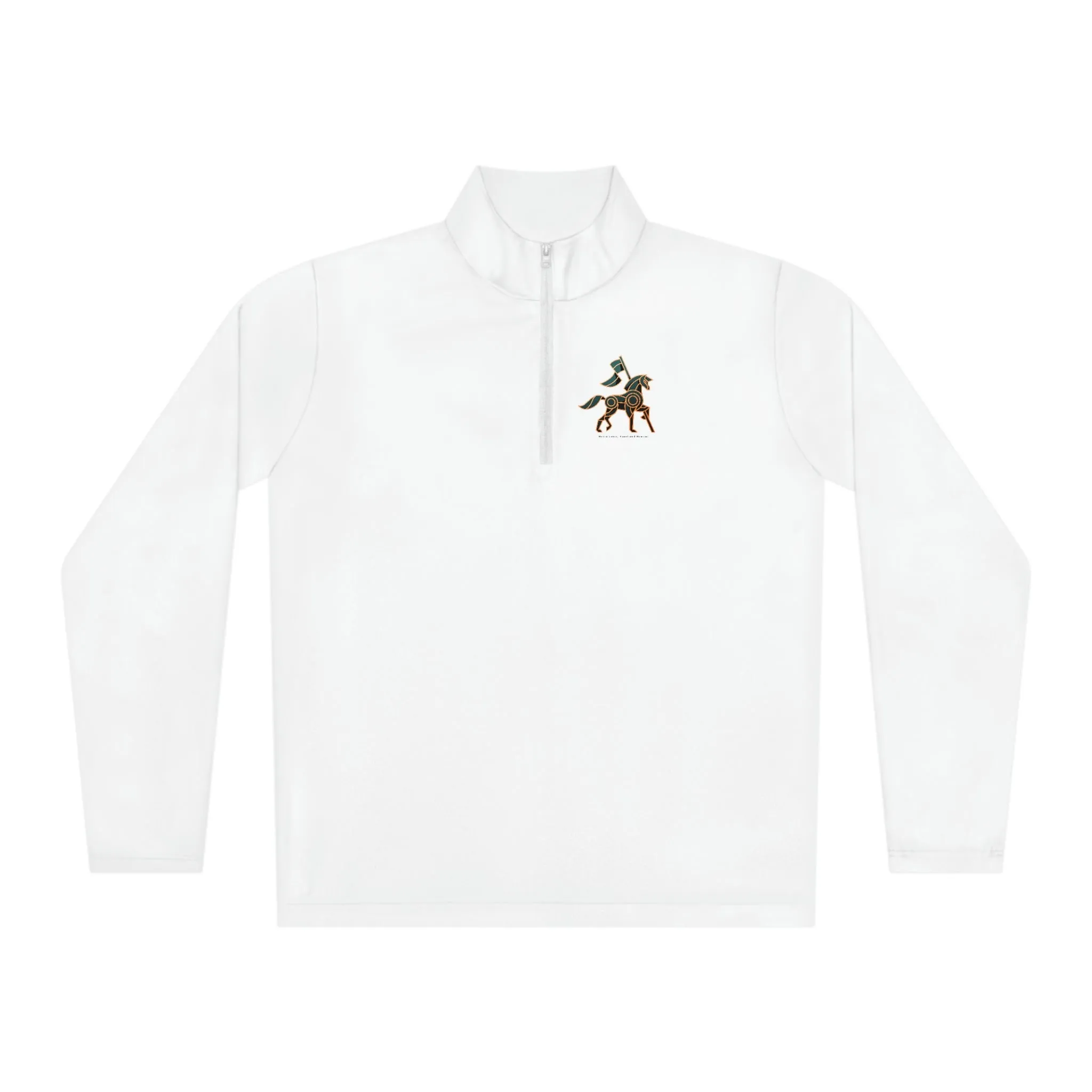 Horse Lover Hooves POD Unisex Quarter-Zip Pullover