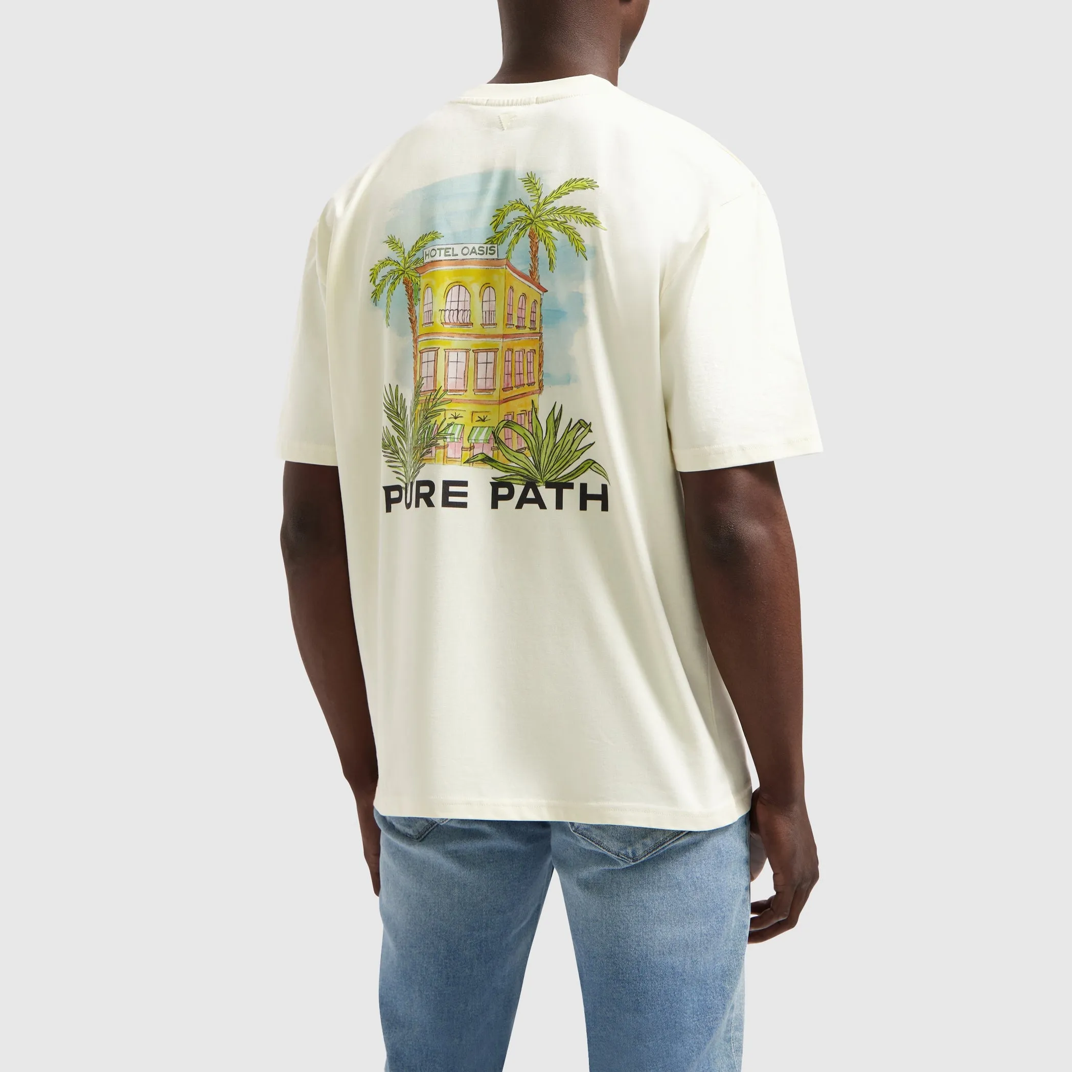 Hotel Oasis T-shirt | Ecru