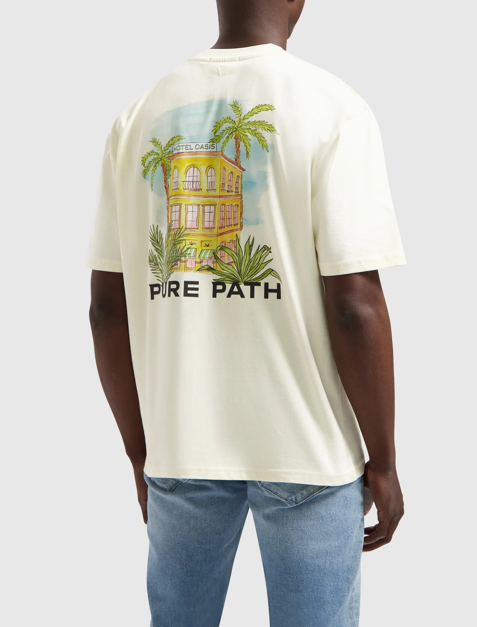 Hotel Oasis T-shirt | Ecru