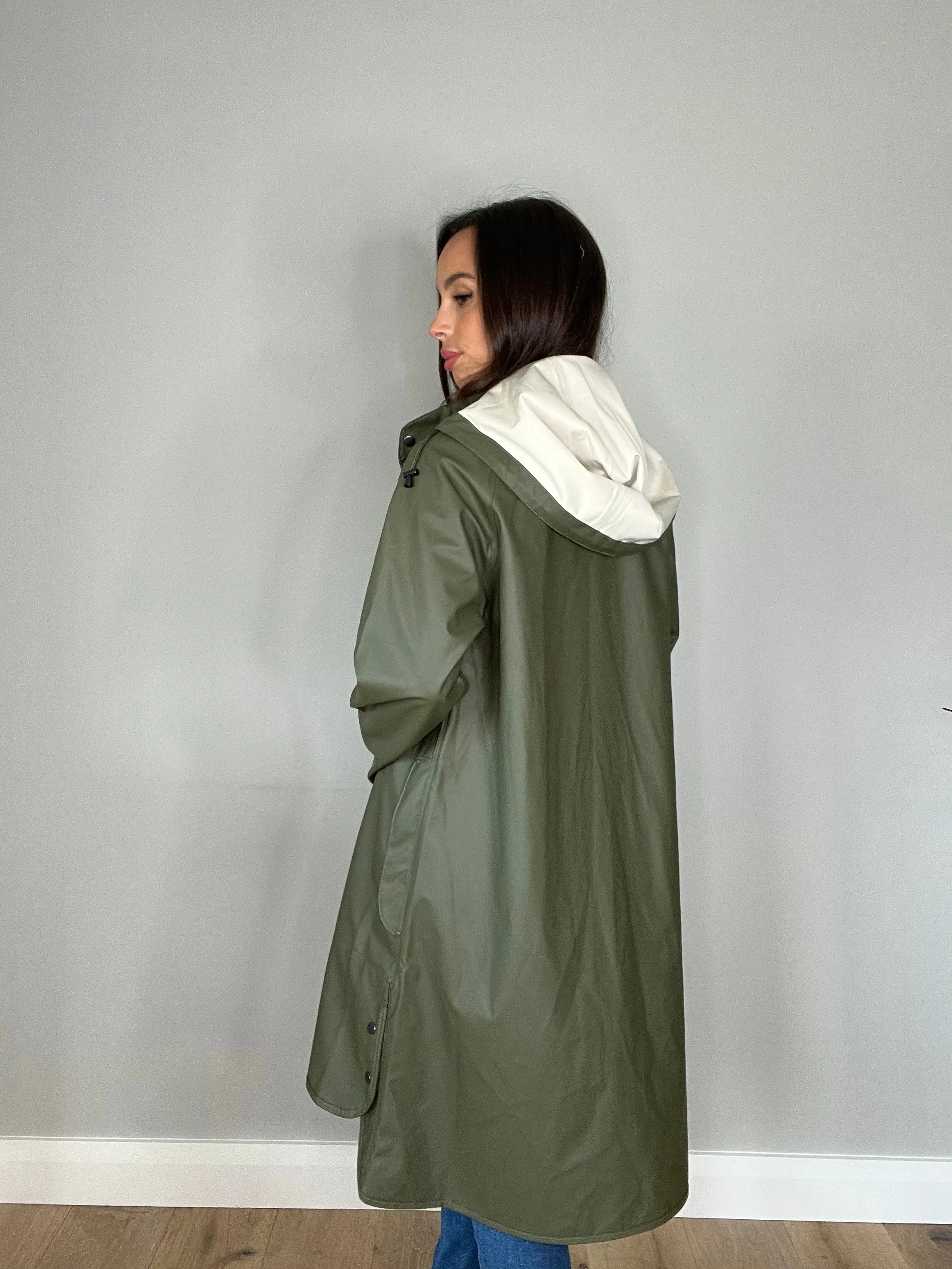 Ilse Jacobsen Rain 71 Raincoat in Army Green