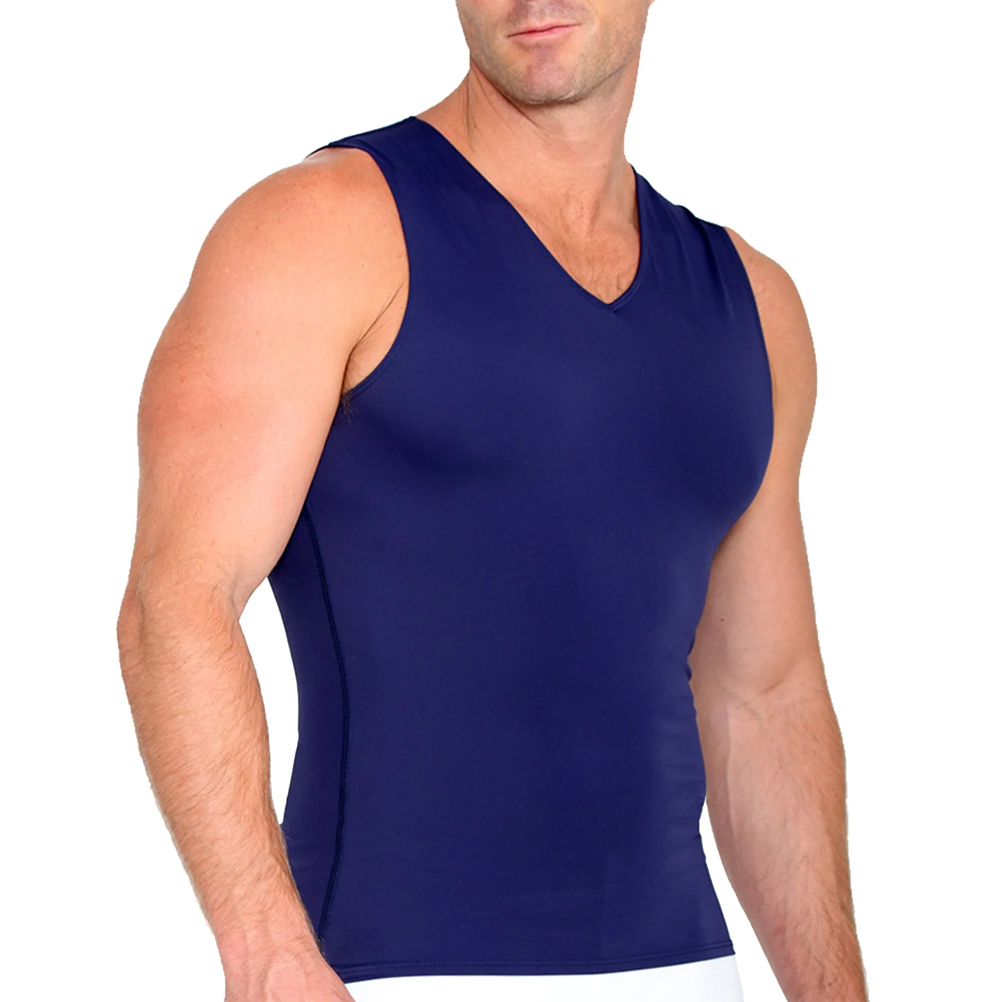 Insta Slim Compression Sleeveless V-Neck Tank VS00N1