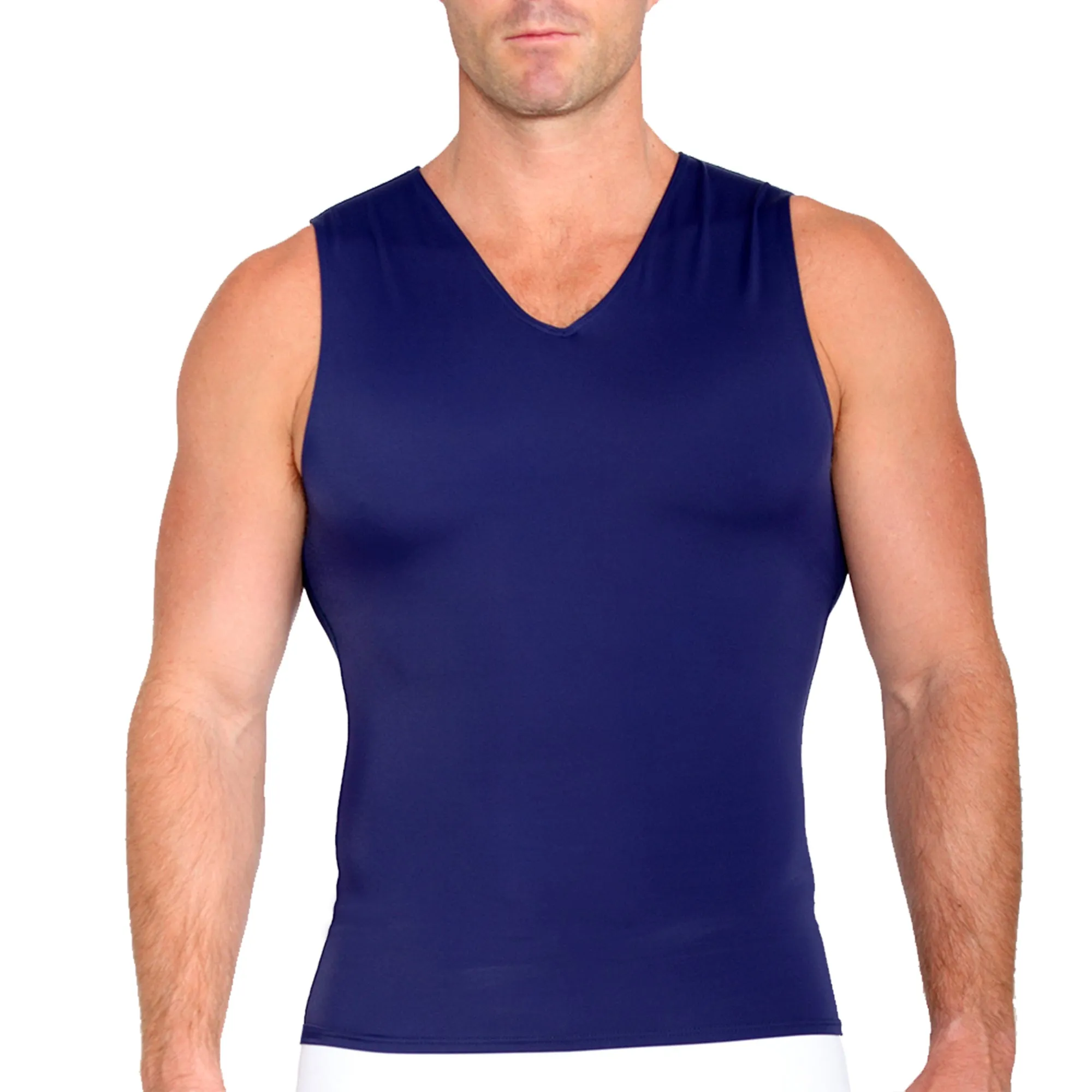 Insta Slim Compression Sleeveless V-Neck Tank VS00N1